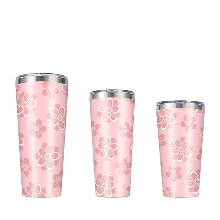 Cupáin Tumbler le Lid Inslithe i bhFolúis